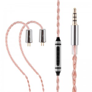 OEM Upgrade Silver Audio Cable -kuulokkeet